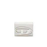 Diesel 1DR Tri Fold Coin XS II plånbok, resetillbehör-plånbok för kvinnor, vit, en storlek, vit, Talla única