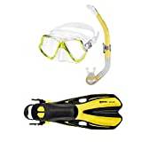 Mares Wahoo Volo One snorkelset (gul, M/L (39–43))