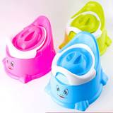 Portable Baby Pot Large Size Cute Baby Toilet Training Chair With Detachable Storage Cover Easy To Clean Kids Toilet - B