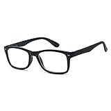Eyekepper Läshjälp fjädergångjärn kvalitet klassisk vintage stil läsglasögon svart + 1,25