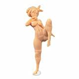 ZEDACAKAI 1/43 figur Hot Chick Fighting boxning flickor miniatyrmodell GK behöver färgas av dig själv – nr 3