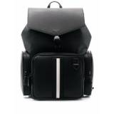 Bally - ryggsäck med spänne - dam - läder/Tyg - one size - Svart