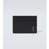 Saint Laurent Leather card holder - black - One size fits all