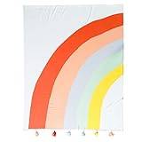 SDXEWWW Filtar Bohemian Rainbow Tassel Throw Blanket Pure Cotton Home Decorative Wearable Sofa Adult Color Plaid Blankets