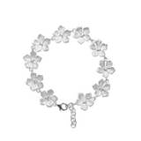 CATWALK EXCLUSIVE – Armband Flower 18+3cm 925 rhod silver