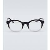 Giorgio Armani Round glasses - brown - One size fits all