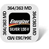 Energizer 364/363 364 SR621SW knappbatteri för klockor energibesparande pengaoxid 2,2 x 6,8 (HxØ/mm)
