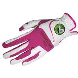 CopperTech Ladies Golf Glove with Copper-infused Technology-White/Fuschia - XS Left Hand