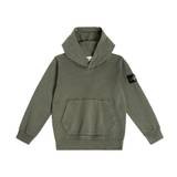 Stone Island Junior Compass cotton hoodie - green - 128