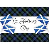 St. Andrew's Day Tartan Poster - A3