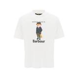 BARBOUR Maison Kitsuné Fox Beaufort crew-neck T-shirt