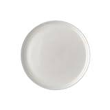 Rosenthal Jade lyft vit tallrik platt 24 cm – benporslin tallrik för middag, platta tallrikar, mattallrik rund, servis för diskmaskin och mikrovågsugn, höjd 2,3 cm, vit