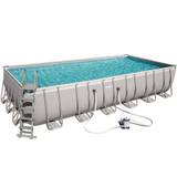 Bestway pool ovan mark 7,3x3,7m - 132cm djup | Power Steel (