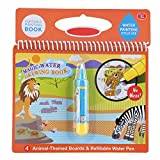 Watermagic Books, Water Reveal Coloring Book with Magic Pen Portable Children Magic Coloring Painting Book with Water Drawing Pen Kids Early Learn Toy[#2]Shape & Color Sorters