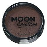 Moon Creations - Professionell vattenaktiverad ansiktsfärg - mörkbrun