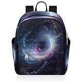 Galaxy spiral nebulosa himmel damryggsäck för kvinnor flickor barn, söt liten ryggsäck reseryggsäck axel vardaglig dagväska handväska väska, Färg, 6.3L