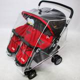 Raincoat for baby strollers for twins baby strollers rain cover transparent baby stroller rain cover wind dust protector
