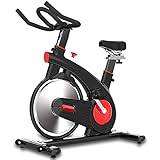 Spinningcykel, motionscykel, liten viktminskningscykel inomhus, tyst tränings- och träningsutrustning Spinbike motionscykel för gym med 15 kg spinning svänghjul