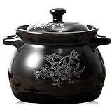 Clay Casserole Pot Stew Pot - Enhance Nutrition And Taste, Durable And Easy To Clean