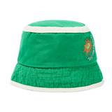 The Animals Observatory Baby Starfish printed cotton bucket hat - green - One size fits all