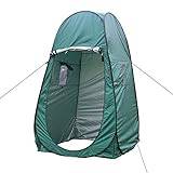 SSWERWEQ Familjetält Bärbar integritet dusch toalett camping pop up tält camouflage/uv funktion utomhus dressing tält/fotografering tält grön & blå (Color : Green)