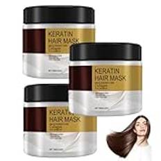 Collagen Hair Treatment 100 ml Deep Repair balsam argan Oil Collagen Hair Mask hårbehandling hårmask essence for dry skadat hår (3 stycken)