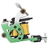 Professionell Strong Alloy Coil Tattoo Machine, 10 Wraps Coil Tattoo Liner Shader Kit Strong Motor Coil Tattoo Machine Liner Shader Tattoo Machine