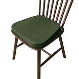 Set med 2 sittdynor stolsdynor med knytband för inomhus och utomhus, bekväm mjuk sittdyna stol, tvättbar sittdyna stolsbänk för stolar i hemmet och trädgårdskontoret,#21,40 * 38 * 33cm