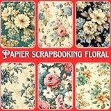 Papier Scrapbooking Floral: Contient plus de 35 créations uniques avec des motifs divers et variés - Pocketbok