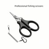 SHEIN 1pc Titanium Plated Strong Professional Fishing Line Cutter For Trout, Carp, Crappie, Bass And Salmon Fishing