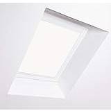Bloc Skylight persienn 6 (78/118) för Fakro takfönster, vit mörkläggning – vit aluminiumram