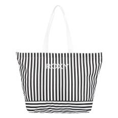 Roxy Strippy Beach Bag - Anthracite Simple Stripe