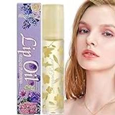 Roll On Lip Oil, 0,21 oz fuktgivande läppglans, blommig läppolja, roll on läppbalsam, Vårda och skydda d läppar Blommig läppolja Små blommönsterdesign för flickor Chaies
