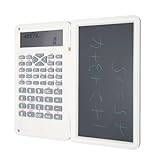 Miniräknare med LCD-skrivplatta, Miniräknare med Anteckningsblock Slitstark Stor Skärm (Acoutoo4y6aqhv8n-12)