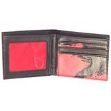 Collage Red Leather Wallet