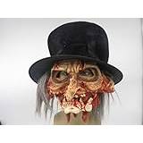 Undertaker Latex skräckmask med huva av Zagone Studios