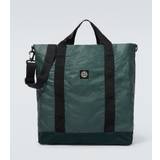 Stone Island Logo tote bag - green - One size fits all