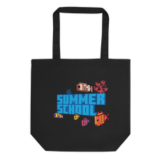 Minecraft Summer School Tote Bag - Black / One Size
