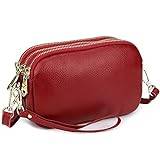 Crossbody handväska med handledsrem – retro kuvertväska handväska – snygg och funktionell för kvinnor, Röd