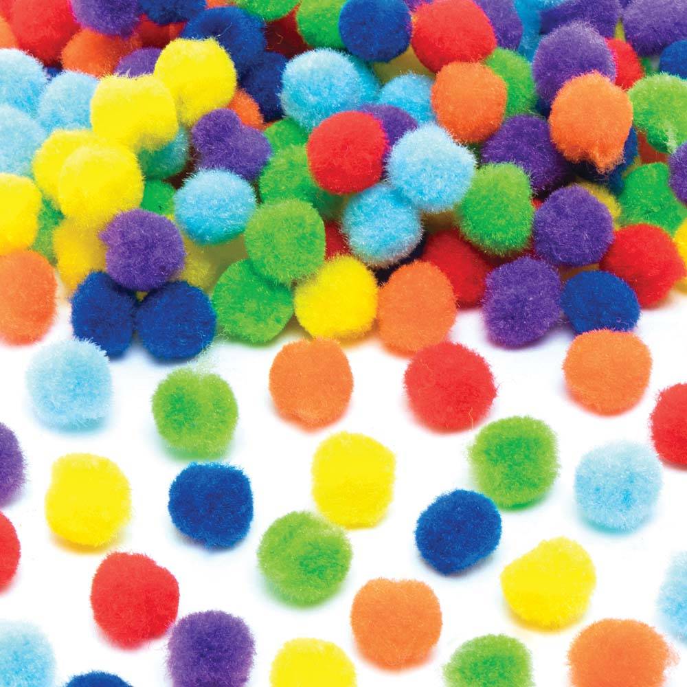 8 mm 1000 Pieces Outus Pompoms for Craft Making and Hobby Supplies Assorted C 