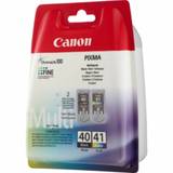 Canon Multipack bläckpatroner, svart + färg (PG-40 + CL-41) 0615B036