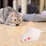 Liten Mus Kattleksak,Catsan,Kattleksakpälsmus,Pet Cat Fur Little Mouse Cat Toys (säljs i Tolv enheter) (slumpmässiga Färger Av Grått och vitt)