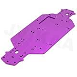 RC Car Compatible with HSP 03001 03602 Aluminum Alloy Metal Chassis 3MM Thickness 1/10 Upgrade Parts For Flying Fish HSP 94103/94123 ( Color : Q )