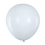 45 cm stora runda ballonger vit helium 12 stycken jumbo tjocka latexballonger Ø 45 cm för bröllop alla hjärtans dag födelsedag dop nattvardsgång party dekoration