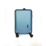 Blue Lightweight Four Wheel 50cm Cabin Suitcase