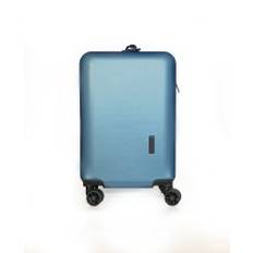 Blue Lightweight Four Wheel 50cm Cabin Suitcase