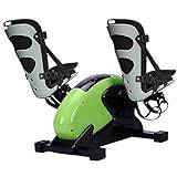 Elektrisk pedal Mini-rehabiliteringsmaskin Motionscykel Arm- och bentränare,Rehabiliteringscykel, Bärbar rehabiliteringsutrustning för övre och nedre extremiteter (H)