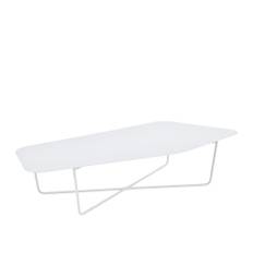 Fermob - Ultrasofa Low Table, Cotton White - Soffbord utomhus - Frédéric Sofia - Vit - Metall