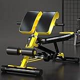 Strength Training Adjustable Benches, Utility Roman Chair with Extra Long & Wide Backrest, Home Gym Workout Equipment for Men, Women
