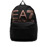Ea7 Emporio Armani - ryggsäck med logotyp - herr - polyester - one size - Svart